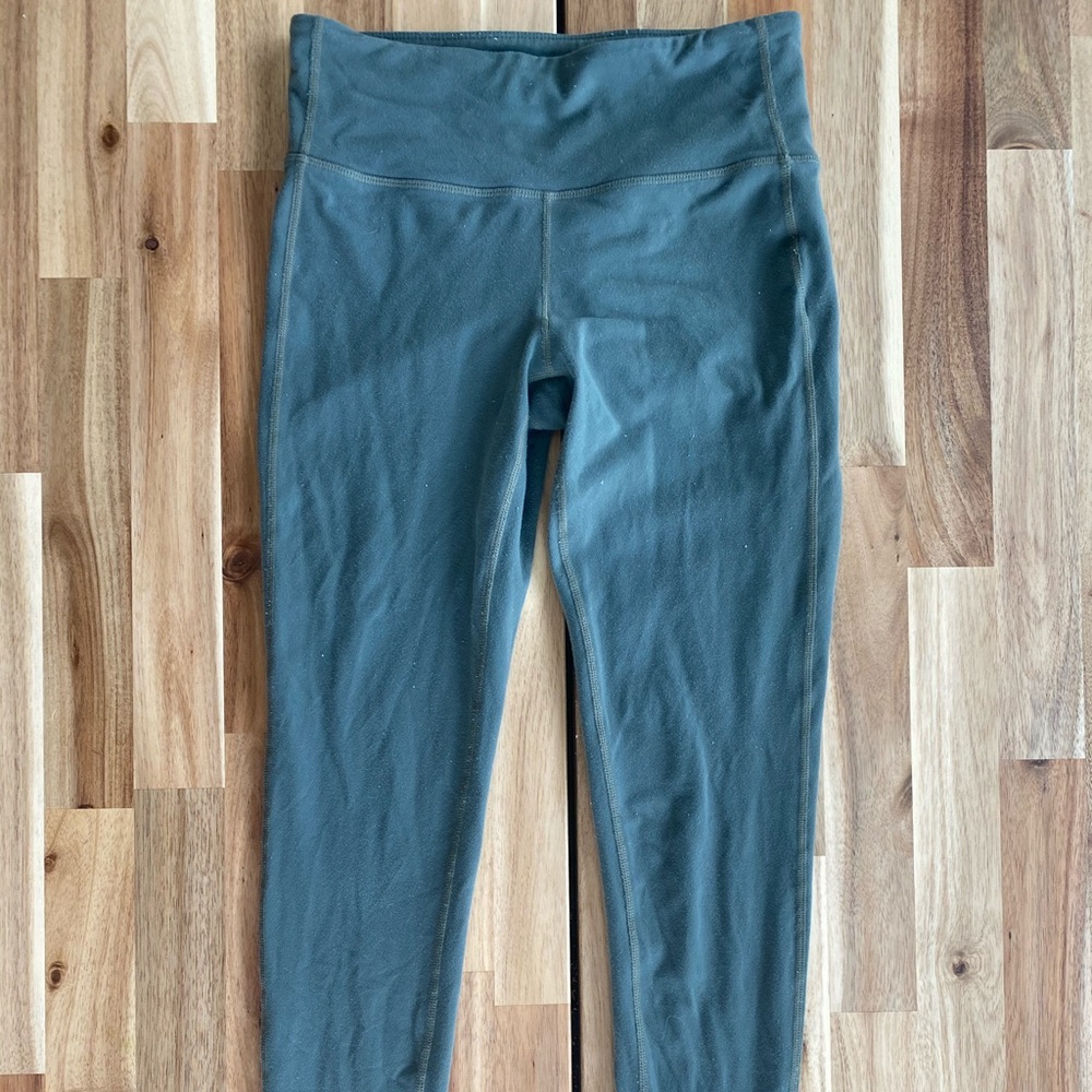 Athleta 7/8 legging - olive green - S